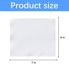 Eyeglasses cleaning cloths 6x7 in for sublimation printing