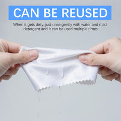 Lint-free reusable cleaning cloth for delicate surfaces (6x7 in)