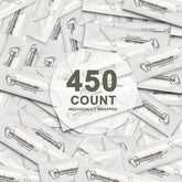 450 count unflavored dental floss picks with individual wrappers