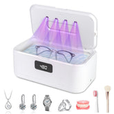 49kHz ultrasonic jewelry cleaner with 700ml SUS304 stainless steel tank