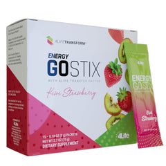 4Life Energy Go Stix packet kiwi-strawberry supports on-the-go energy
