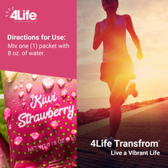 4Life Energy Go Stix packet with spoon shows quick mixability