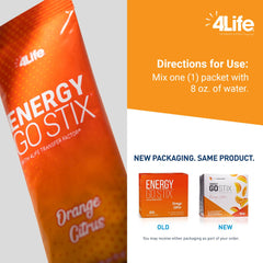 4Life Energy Go Stix travel packs in a compact box for daily use.