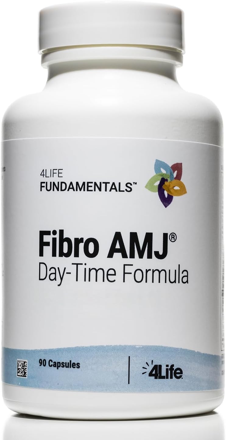 4Life Fibro AMJ Day Time Formula bottle label