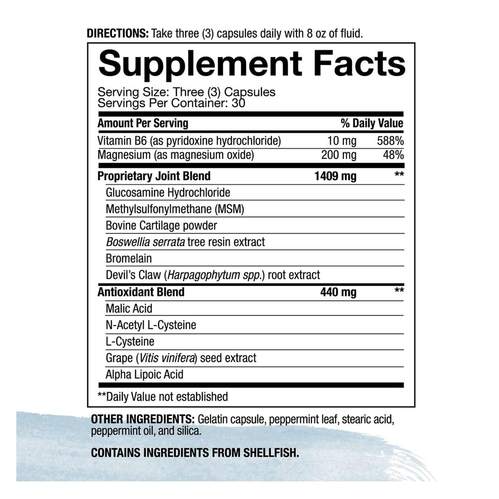 Close-up of 4Life Fibro AMJ Day Time Formula capsules