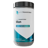 Front view of 4Life Transform Man bottle