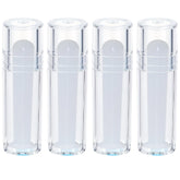 Four-piece hollow hard contact lens remover tool set – front view