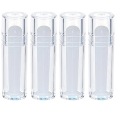 Four-piece hollow hard contact lens remover tool set – front view