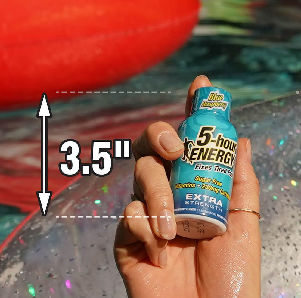 Six-pack of 5-hour ENERGY Shots Blue Raspberry flavor
