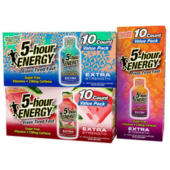 5-hour ENERGY tropical burst bottle delivers a fast focus boost for busy mornings.