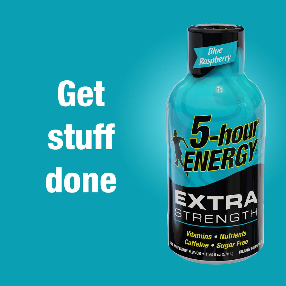 5-hour ENERGY Sour Apple highlights caffeine level similar to coffee.