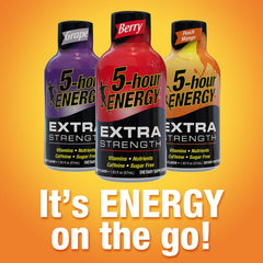 5-hour ENERGY Sour Apple label closeup shows sugar-free option.