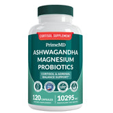 Bottle of 5-in-1 cortisol support supplement (120 count)