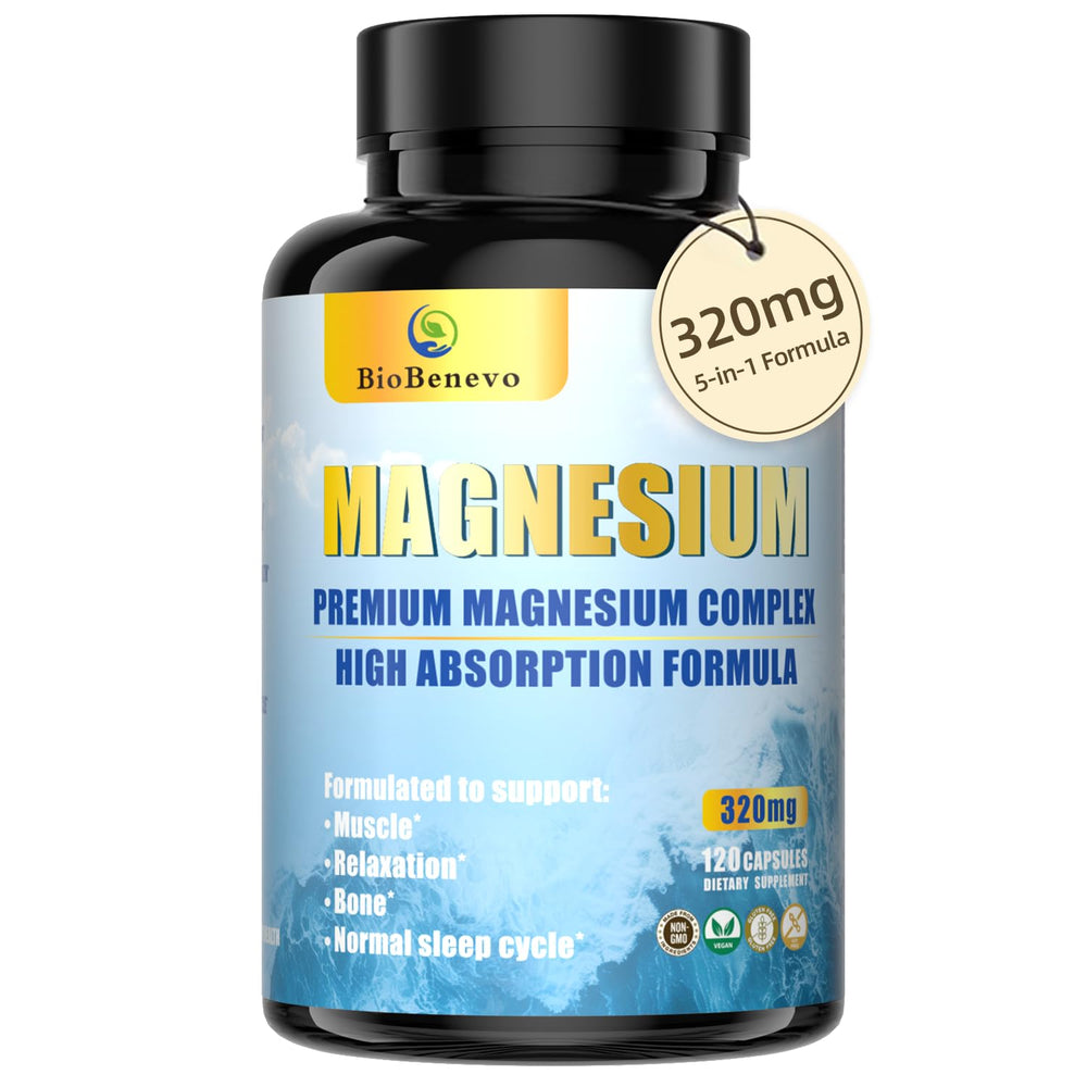 Bottle of 5-in-1 Magnesium Complex