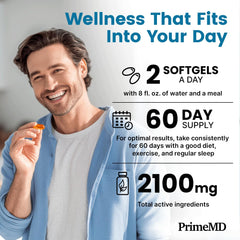 Dairy- and gluten-free omega-3 supplement packaging