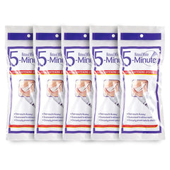 Box packaging for 5 Pack Natural White 5-Minute Teeth Whitening Kits