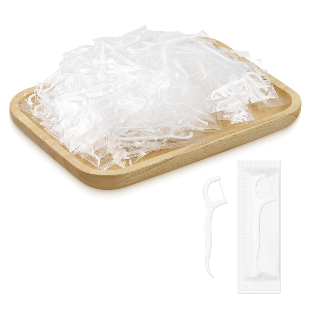 500-count dental floss individually wrapped flossers - front view