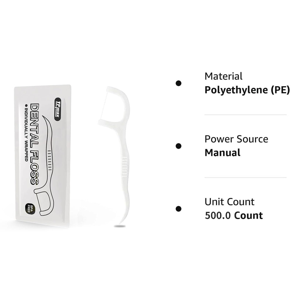Dental floss picks suitable for office or car use