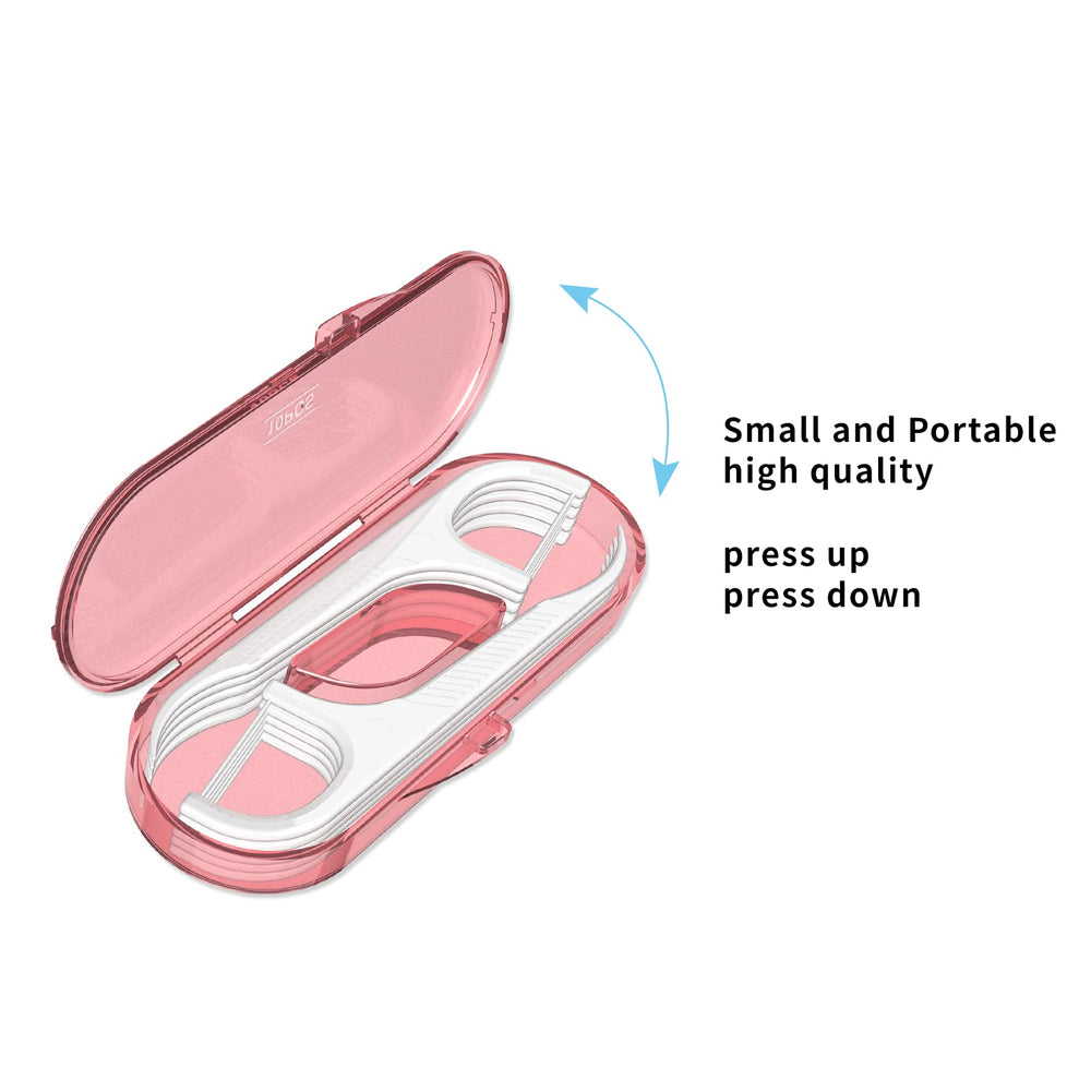 Anti-slip handle dental floss picks