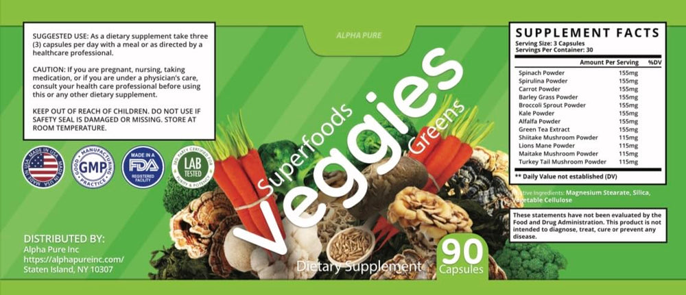 Lifestyle image showing wellness with superfood supplementation