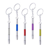 Five-color mini eyeglass screwdriver set with red handle