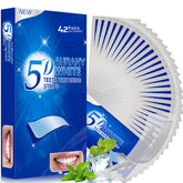 Packaging of 5D Sensitive Teeth Whitening Strips – 42 Pairs (84 Strips)