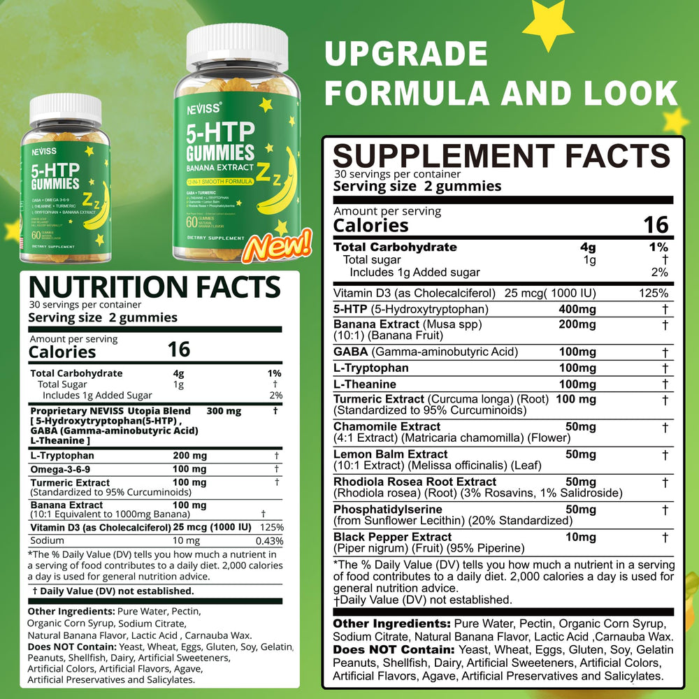 Close-up of banana-flavored gummies