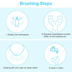 Gift-ready 6 in 1 Baby Training Toothbrush Set