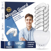 6-pack mouth guards for men – pack of six, ergonomic fit