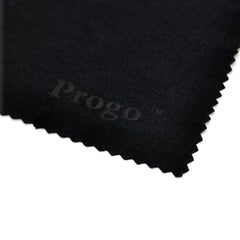 Black 6 x 7 inch microfiber cloths in pack