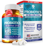 60 Billion CFU probiotic capsules for men and women