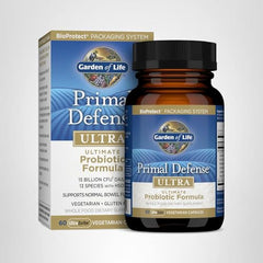 60-capsule bottle packaging for Primal Defense Ultra