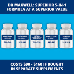60 capsule bottle of serotonin and dopamine supplement