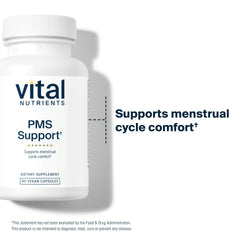 60 capsules packaging for PMS supplement
