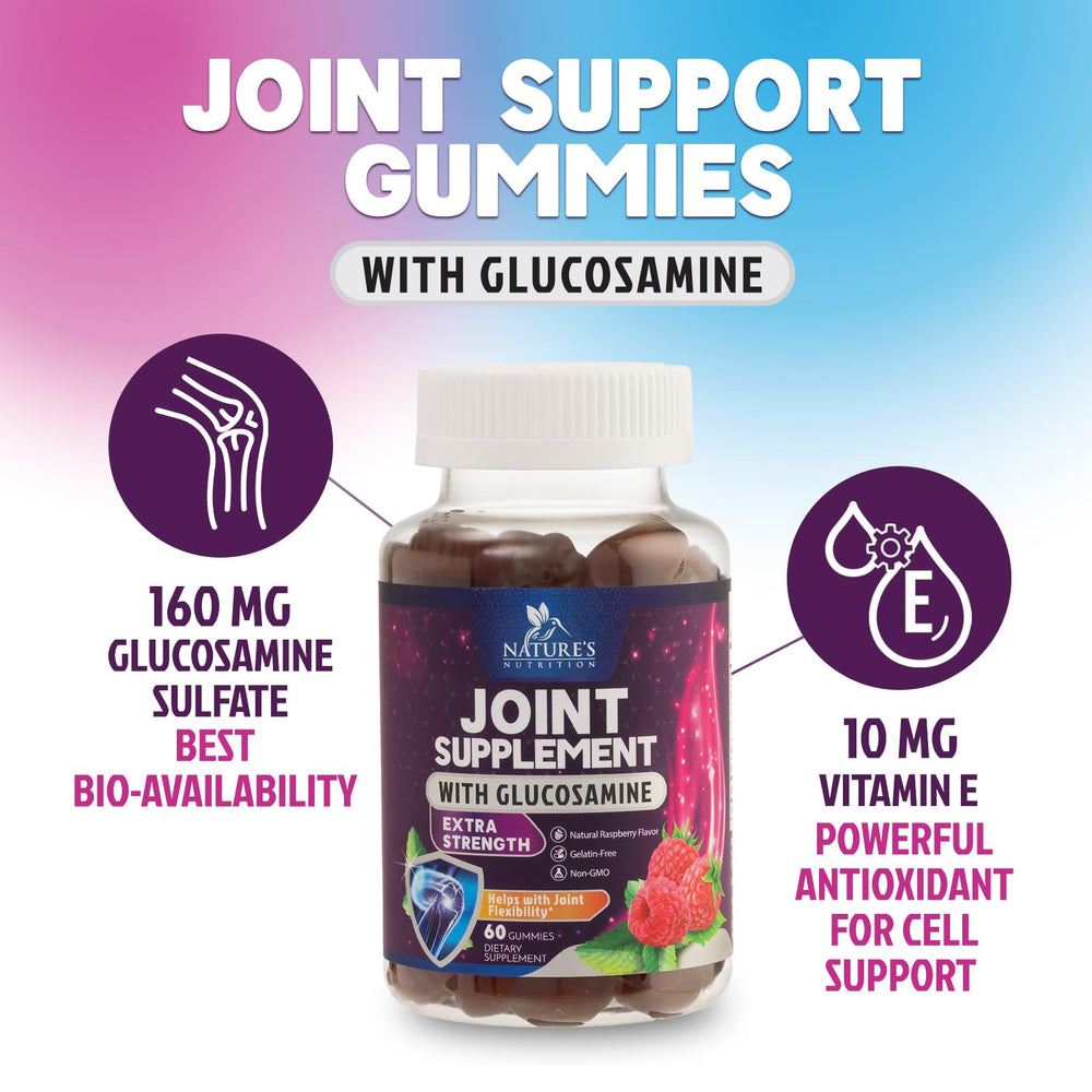 60-count jar of joint support gummies