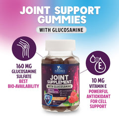 60-count jar of joint support gummies