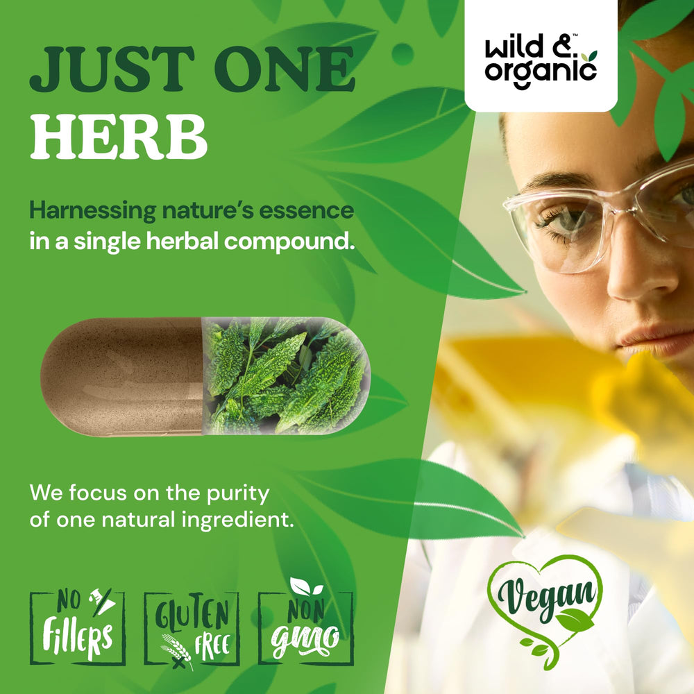 60-day supply packaging for bitter melon capsules