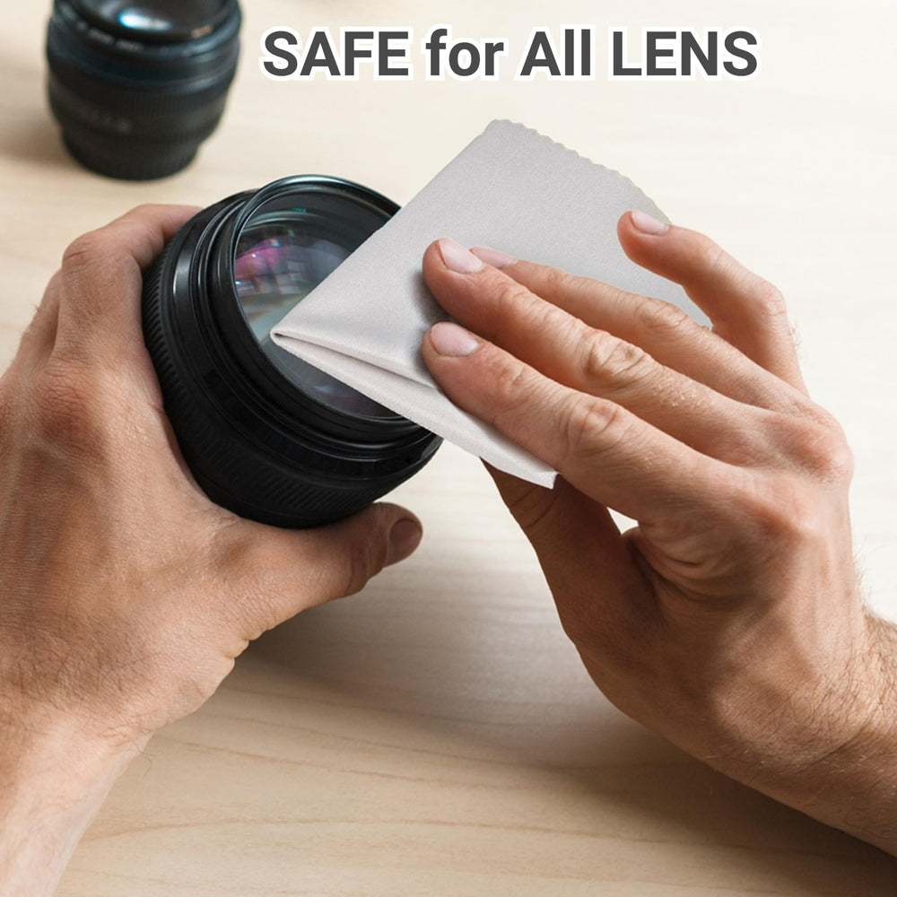 Safe for optical lenses and camera lenses