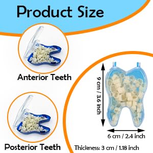 Temporary crowns providing chewing function