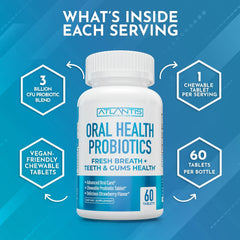 60 chewable tablets per bottle.