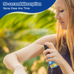 Close-up of 60ml magnesium oil bottle