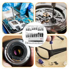 Assorted tiny screws for glasses electronics laptops watches