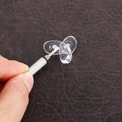 Nose pads compatible with most screw-in glasses and frames