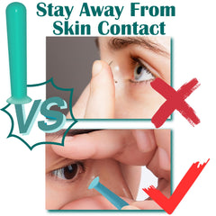 Soft, food-grade silicone tip designed for hard lenses