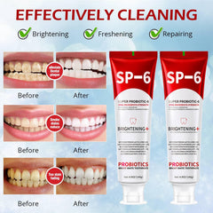 7.5 Hydroxyapatite toothpaste tube close-up