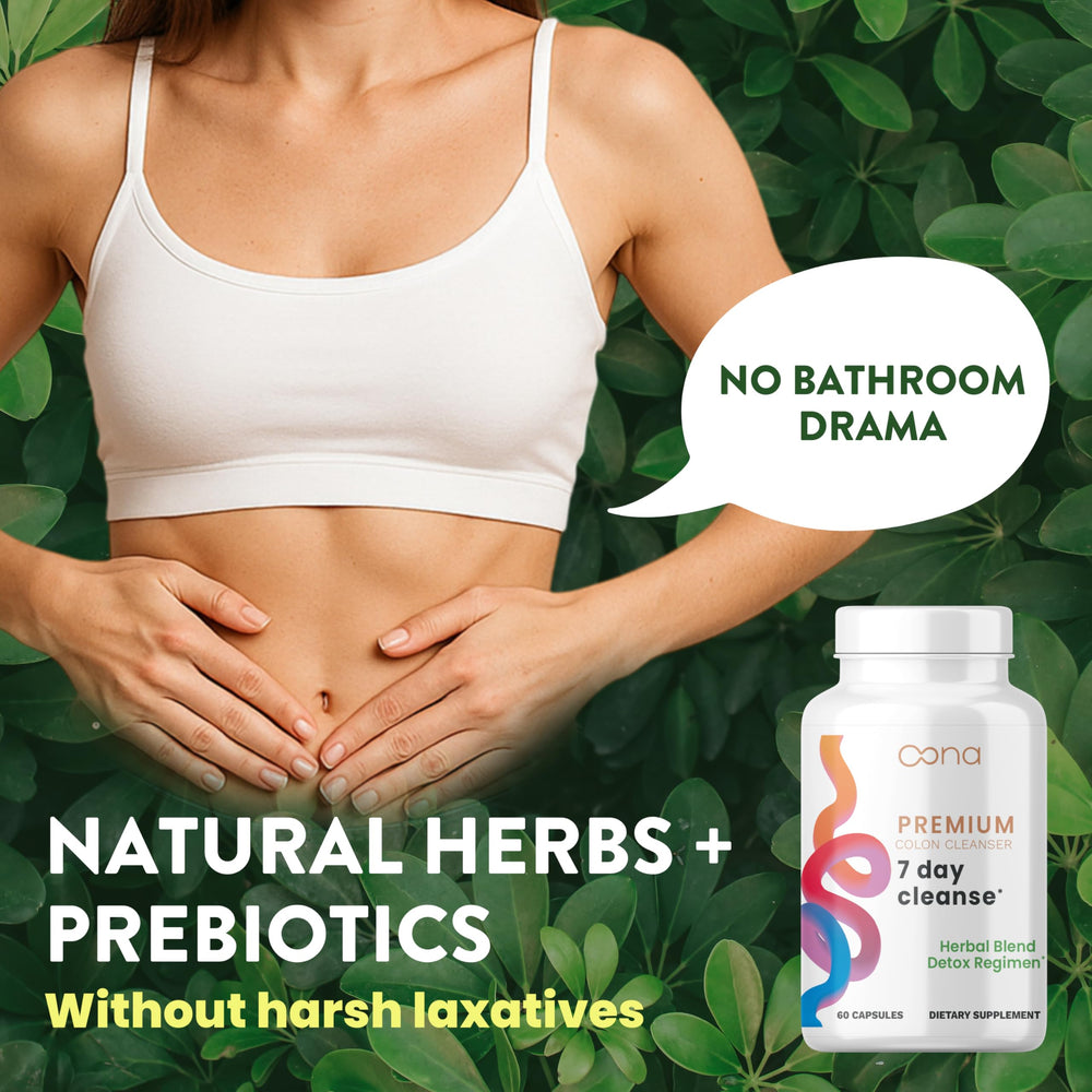 Capsules close-up from 7 Day Cleanse bottle