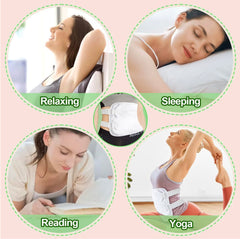 Breast pads included in the 7-piece castor oil pack wrap