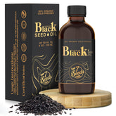 Bottle of 120ml 7 Seeds cold-pressed black seed oil