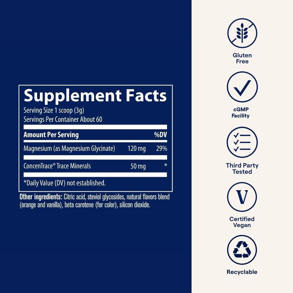 Illustration of 70+ ionic trace minerals in the formula