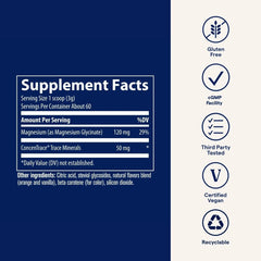 Illustration of 70+ ionic trace minerals in the formula
